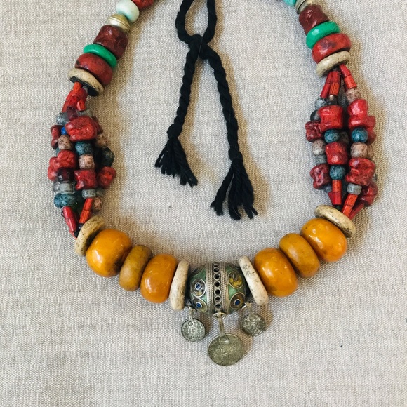 Amazing/Berber necklace, Morocco - Picture 4 of 15